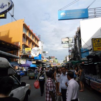 het gezellige Khao San road